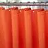 LuxusKollektion Duschvorhang Waffelstoff orange 182x198cm mit Metallringen