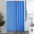LuxusKollektion Duschvorhang Überlänge Anti-Schimmel blau Polyester 180x210cm
