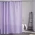 LuxusKollektion Duschvorhang Stoff 180x200cm lila, Anti-Schimmel