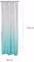 LuxusKollektion Duschvorhang Textil Polyester 90x180cm aquamarin, wasserabweisend, schimmelresistent