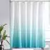 LuxusKollektion Duschvorhang Textil 200x200cm aquamarin, antibakteriell