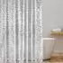 LuxusKollektion Duschvorhang transparent, wasserdicht, 120x200cm, EVA, Magnet