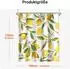 LuxusKollektion Duschvorhang Zitrone & Blatt, Polyester, 180x170cm