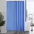 LuxusKollektion Duschvorhang 180x200cm, blau, Anti-Schimmel, wasserdicht