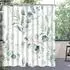LuxusKollektion Duschvorhang Blatt-Muster 120x180cm, Textil, wasserabweisend