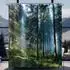 LuxusKollektion Sunshine Forest Duschvorhang Dschungel-Motiv, Polyester, 150x200cm
