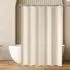 LuxusKollektion Duschvorhang 90x90cm, beige, Antischimmel, wasserabweisend