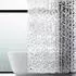 LuxusKollektion Duschvorhang geometrisch, transparent, Anti-Schimmel, EVA, 183x183cm