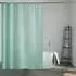 LuxusKollektion Duschvorhang Polyester mintgrün 150x180cm