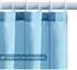 LuxusKollektion Duschvorhang Polyester hellblau 120x180cm