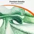 LuxusKollektion Duschvorhang Bambusblatt-Motiv 240x200cm, Polyester, 16 Ösen