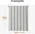 LuxusKollektion Duschvorhang Polyester grau, wasserabweisend, antischimmel 180x200cm