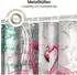 LuxusKollektion Duschvorhang Liebesvogel-Muster 180x200cm, wasserabweisend, Polyester