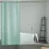 LuxusKollektion Schmaler Duschvorhang Polyester minzgrün 85x180cm
