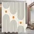 LuxusKollektion Duschvorhang Geometrische Kurve, Polyester, 120x200cm