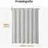 LuxusKollektion Duschvorhang 150x180cm grau, wasserabweisend, antischimmel