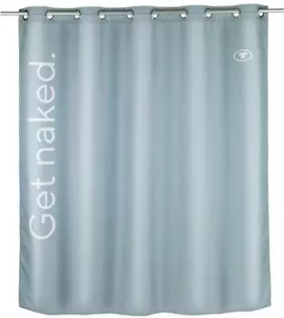 Tom Tailor Duschvorhang "Get Naked" Polyester mintgr&uuml;n 180x200cm