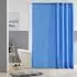LuxusKollektion Duschvorhang Stoff blau 180x180cm, wasserdicht, Anti-Schimmel
