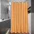 LuxusKollektion Duschvorhang Textil 100x200cm, orange, wasserdicht, antibakteriell