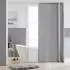 LuxusKollektion Duschvorhang Polyester, grau, 80x180cm