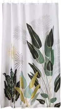 Douceur d'Int&eacute;rieur Otika Duschvorhang gr&uuml;n, Polyester, 180x200cm