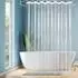 LuxusKollektion Duschvorhang 200x200cm transparent PEVA, wasserdicht, Anti-Schimmel
