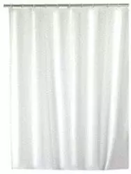 Wenko Duschvorhang Uni weiß 180 x 200 cm (19104100)
