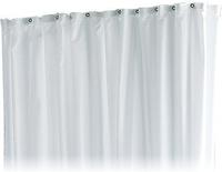 Keuco 14944000130 Plan Duschvorhang 200 x 300 cm 16 &Ouml;sen, uni wei&szlig;