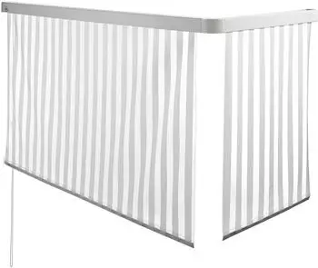 Kleine Wolke Eckduschrollo 138x62x240cm wei&szlig; (3319100745)