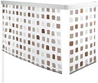 Kleine Wolke - Eck-duschrollo 132 X 56 X 240 Cm Grau Duschgardine Spritzschutz