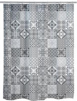 WENKO Duschvorhang Mod. Portugal Polyester, 180 x 200 cm, waschbar 23818100