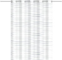 Eisl Duschvorhang "White Wave" Breite 180 cm waschbarer Antischimmel Textil Vorhang