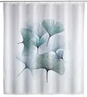 WENKO Anti-Schimmel Duschvorhang Mod. Ginkgo antibakteriell beschichtet 24344100