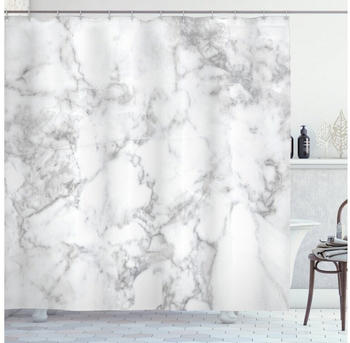 Abakuhaus Duschvorhang Moderner Digitaldruck mit 12 Haken auf Stoff 175 x 180 Marmor Granit Natur Spots