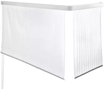 Kleine Wolke Eckduschrollo 138x62x240cm milky (3319108745)