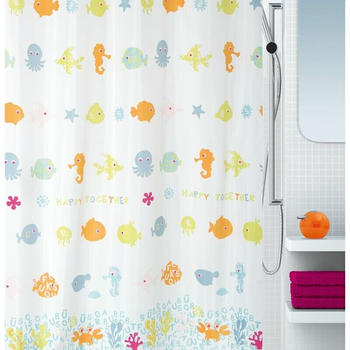 Spirella 10.1789 DV-Happy Fish 180x200cm Multicolor