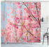 Abakuhaus Duschvorhang Moderner Digitaldruck mit 12 Haken auf Stoff 175 x 180 Blumen Japanische Sakura Kirsche