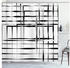 Abakuhaus Duschvorhang Moderner Digitaldruck mit 12 Haken auf Stoff 175 x 180 Moderne Kunst Abstrakte Kunst Geometrische