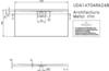 Villeroy & Boch Architectura 1400 x 700 mm (UDA1470ARA248GV-01)