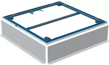 Geberit Installationsrahmen für Duschflächen Setaplano bis 100 cm 80 x 80 cm (154.460.00.1)