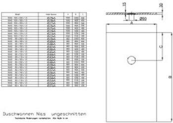 Hoesch Nias 120 x 80 cm weiß (4554xA010)