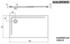 Kaldewei Superplan 90 x 150 cm mit Perl-Effekt alpinweiß (385447983001)