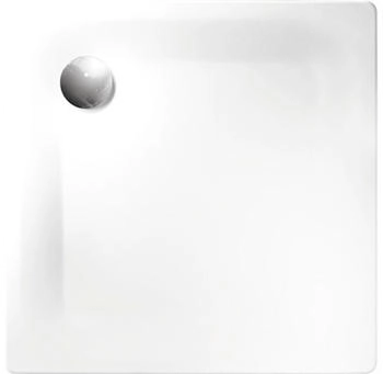 sanicomfort Duschwanne 90x90x2,5 cm Stahl wei&szlig;