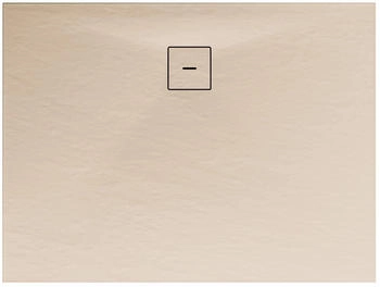 Schulte Duschwanne mit Steinstruktur 75x140cm Mineralguss sand
