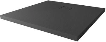 Breuer Quick72 Modern Line 100x100 cm Steinoptik anthrazit