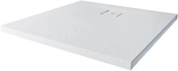 Breuer Quick72 Modern Line 90x90 cm Steinoptik weiß