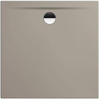 Kaldewei Superplan Zero 80 x 80 cm mit Perl-Effekt warm grey 50 (351600013670)