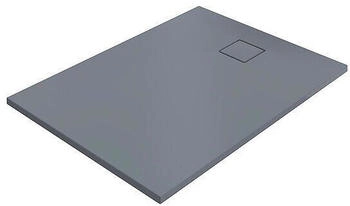 H&uuml;ppe EasyFlat Duschwanne Ablauf kurze Seite rechteckig 1200x1000mm Mineralguss grau matt (EF0216026)