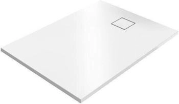 H&uuml;ppe EasyFlat Duschwanne Ablauf kurze Seite rechteckig 1800x800mm Mineralguss wei&szlig; (EF0227055)