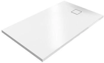 Hüppe EasyFlat Duschwanne Ablauf lange Seite rechteckig 1500x900mm Mineralguss weiß (EF0112055)